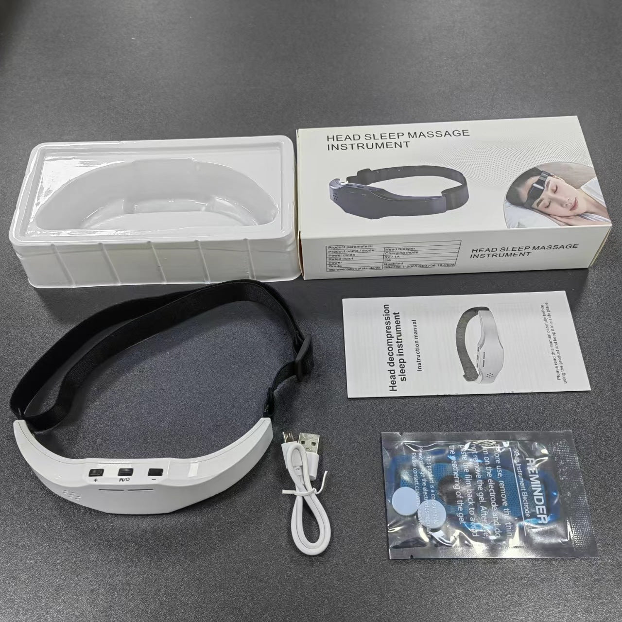Smart EMS Sleep Aid Device Portable Electrotherapy Massager