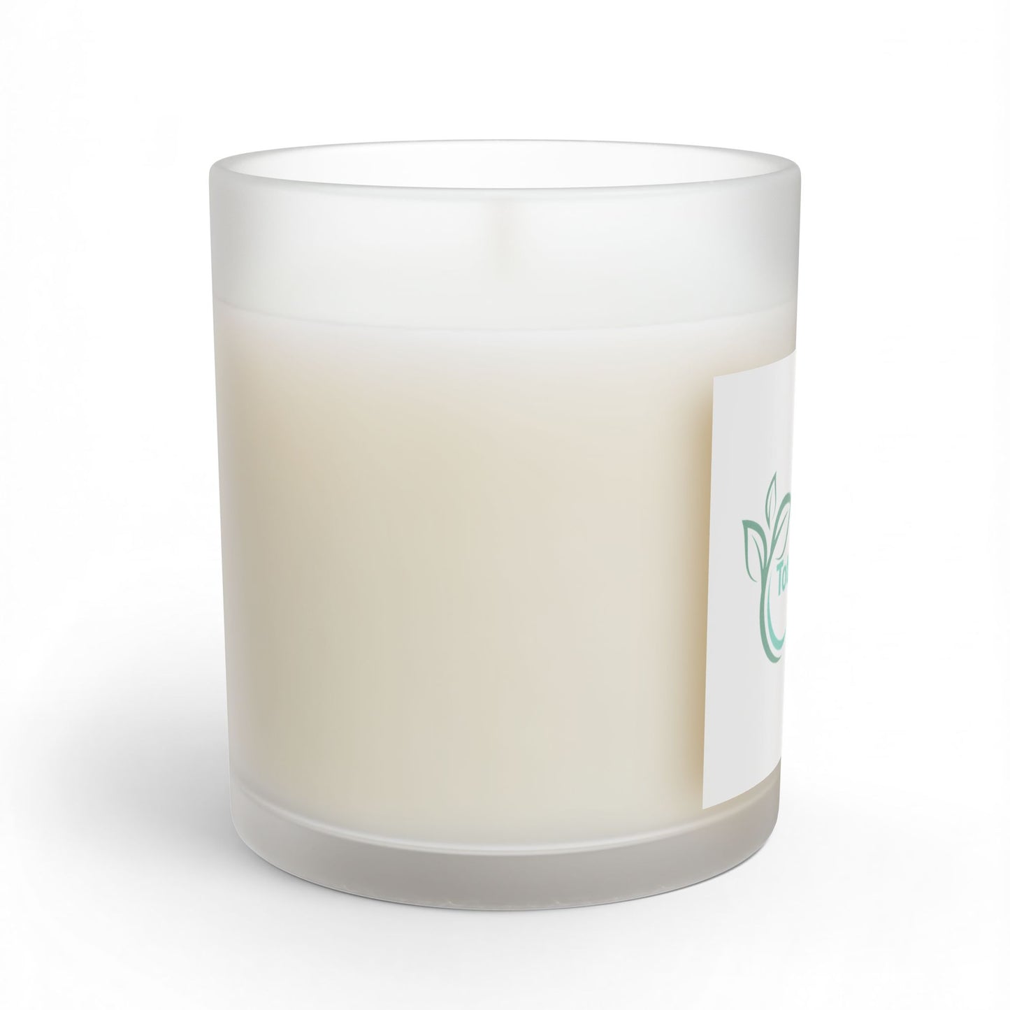 Wellbeing Logo Glass Candle — 11oz Soy Scented Candle for Relaxation & Gifts