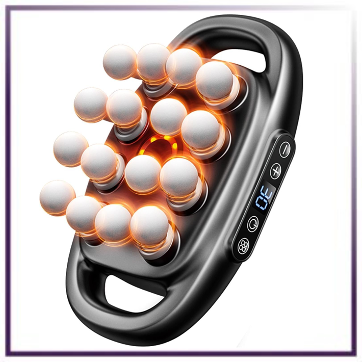 16-Head Deep Tissue Muscle Massage Gun for Recovery