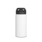 Total Wellbeing Co. Stainless Steel Water Bottle - Insulated Wellness Bottle with Standard Lid