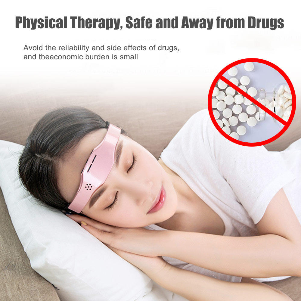 Smart EMS Sleep Aid Device Portable Electrotherapy Massager
