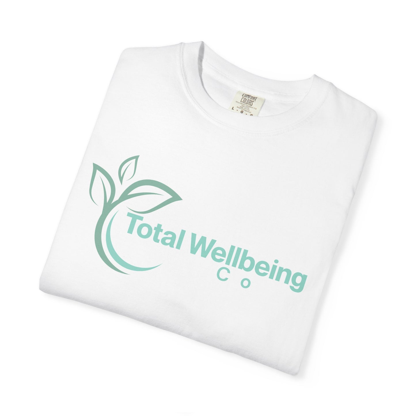 Wellness Logo T-Shirt — "Total Wellbeing Co." Organic Vibe Tee