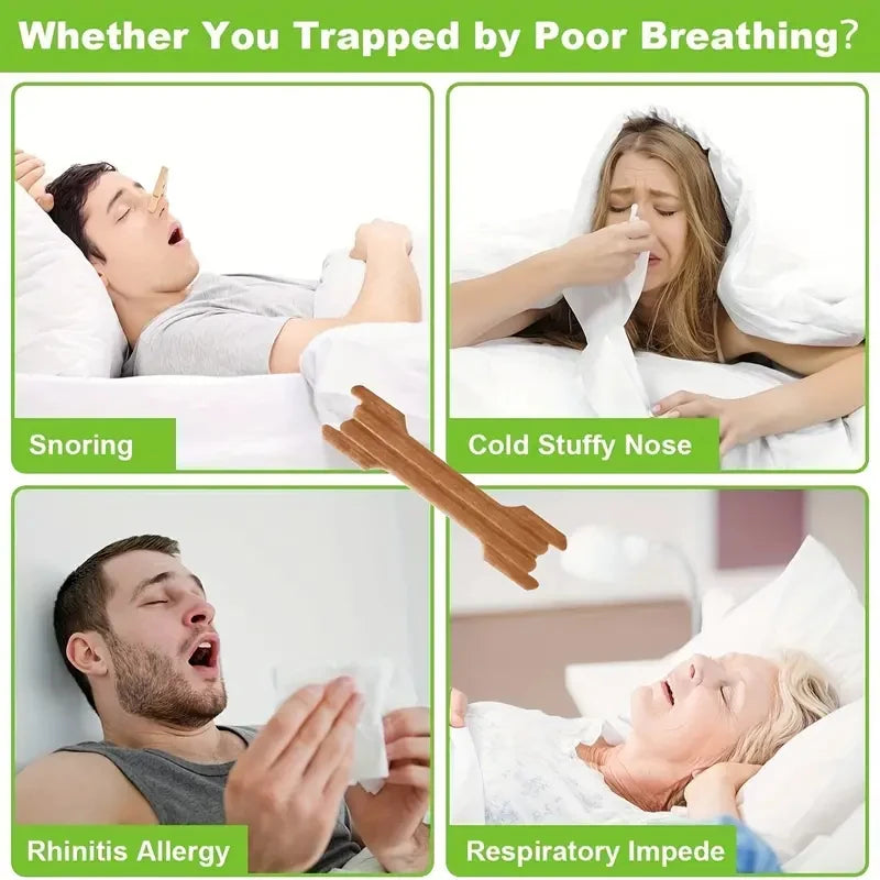Breath Nasal Strips Stop Snoring Sleep Aid Nose Patch