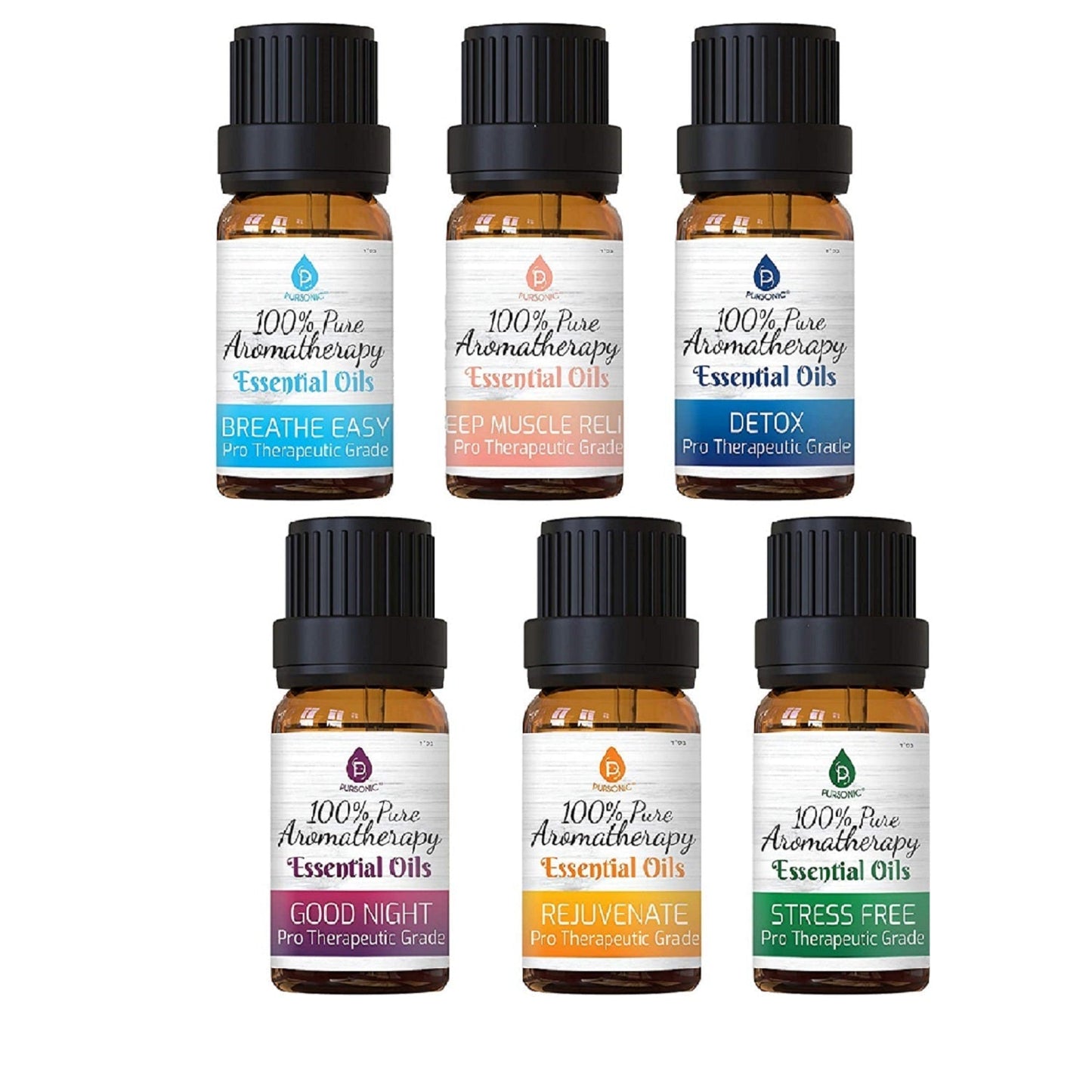 6-Pack Pure Essential Aromatherapy Oil Blends