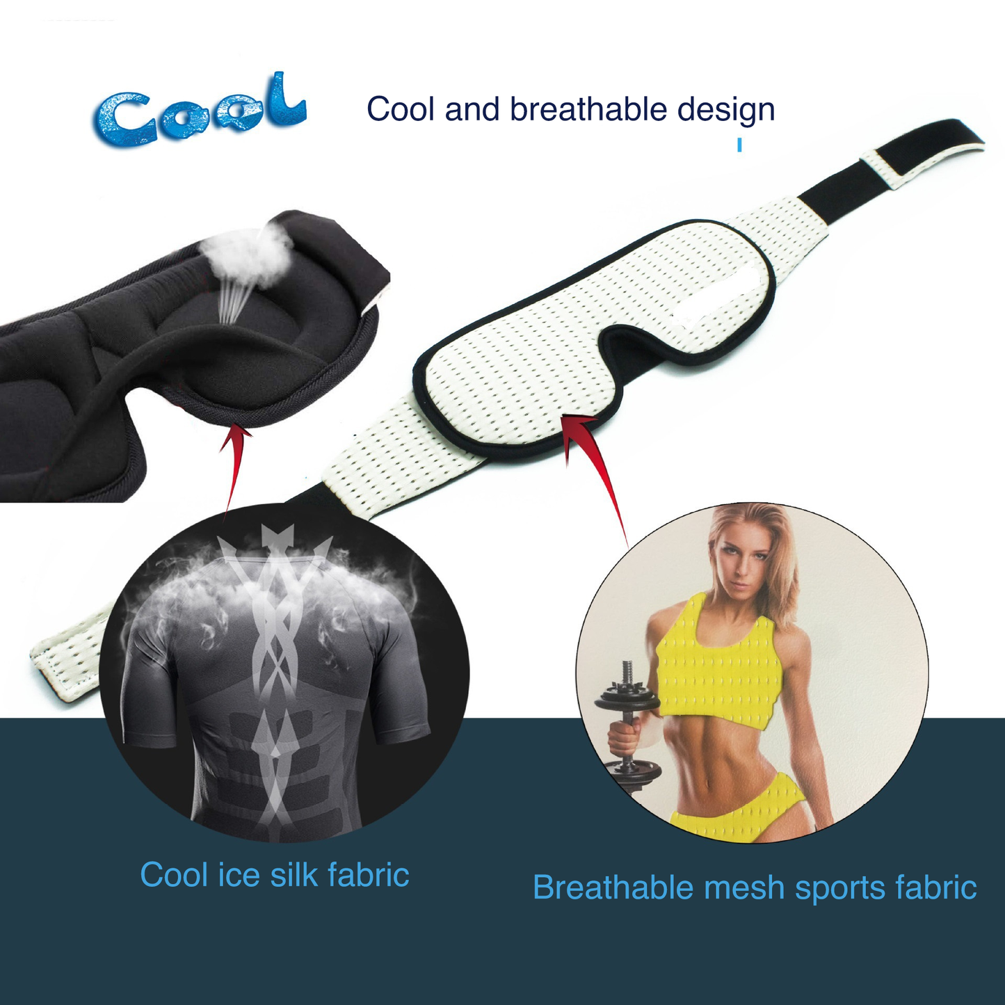 3D Sleeping Mask Soft Padded Light Blocking Eye Mask