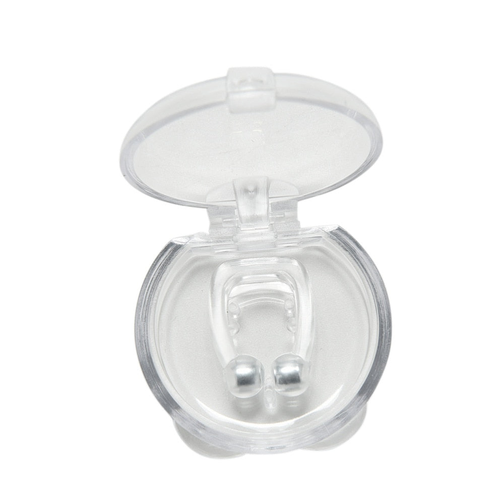 Silicone Magnetic Anti-Snore Nose Clip Sleep Aid Device
