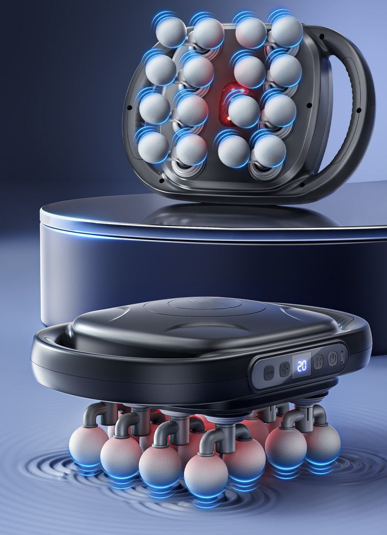 16-Head Deep Tissue Muscle Massage Gun for Recovery