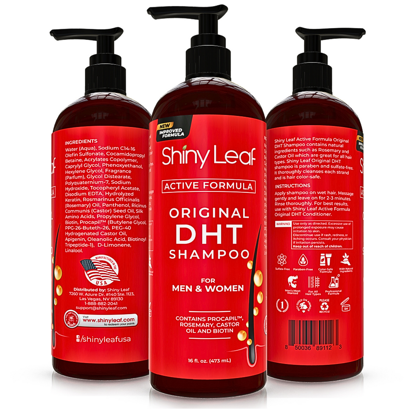Blocker Hair Loss Shampoo with Biotin for Hair Growth