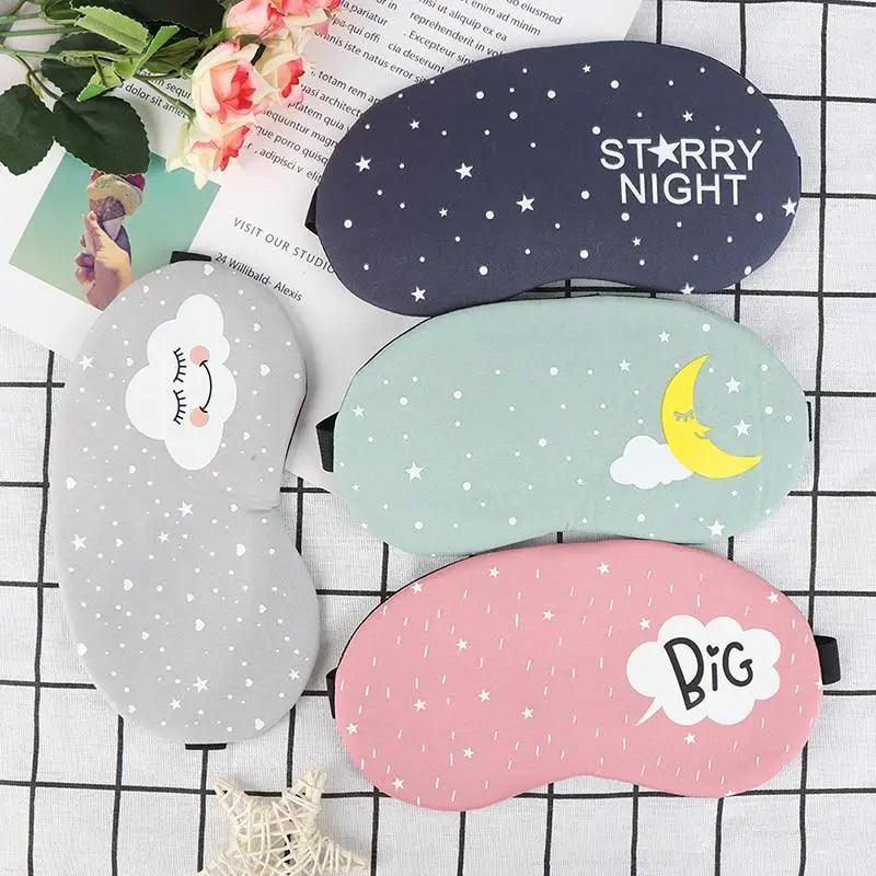 Kids Cartoon Sleeping Mask Cute Colorful Eye Cover