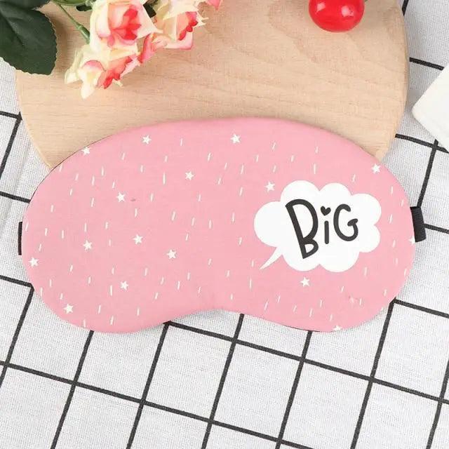 Kids Cartoon Sleeping Mask Cute Colorful Eye Cover