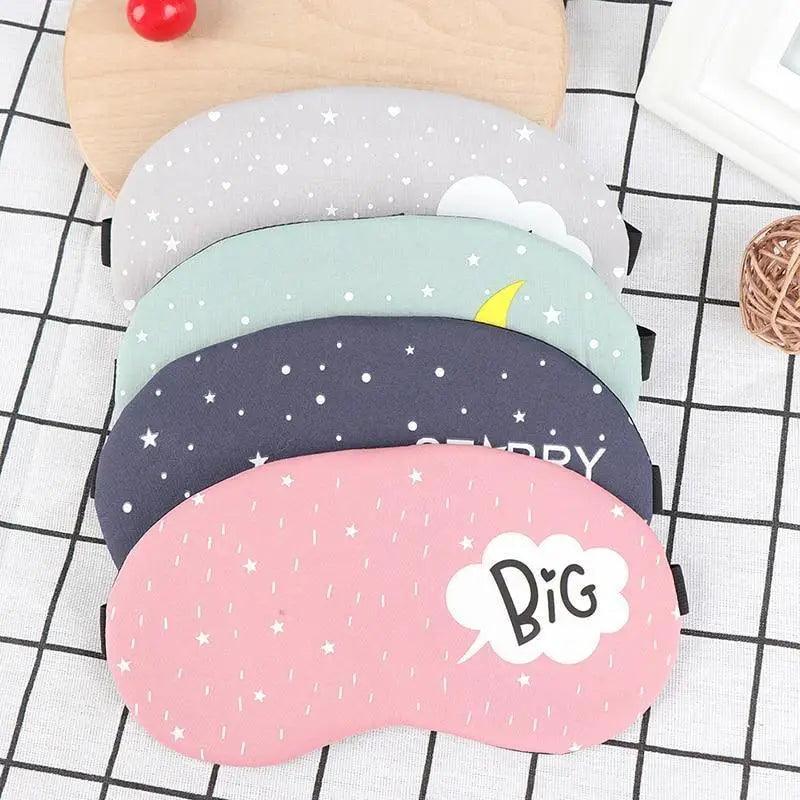 Kids Cartoon Sleeping Mask Cute Colorful Eye Cover